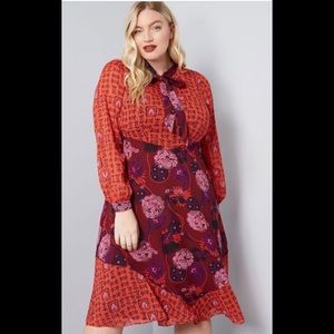 Never Worn! ModCloth X Anna Sui Dress, Size 18